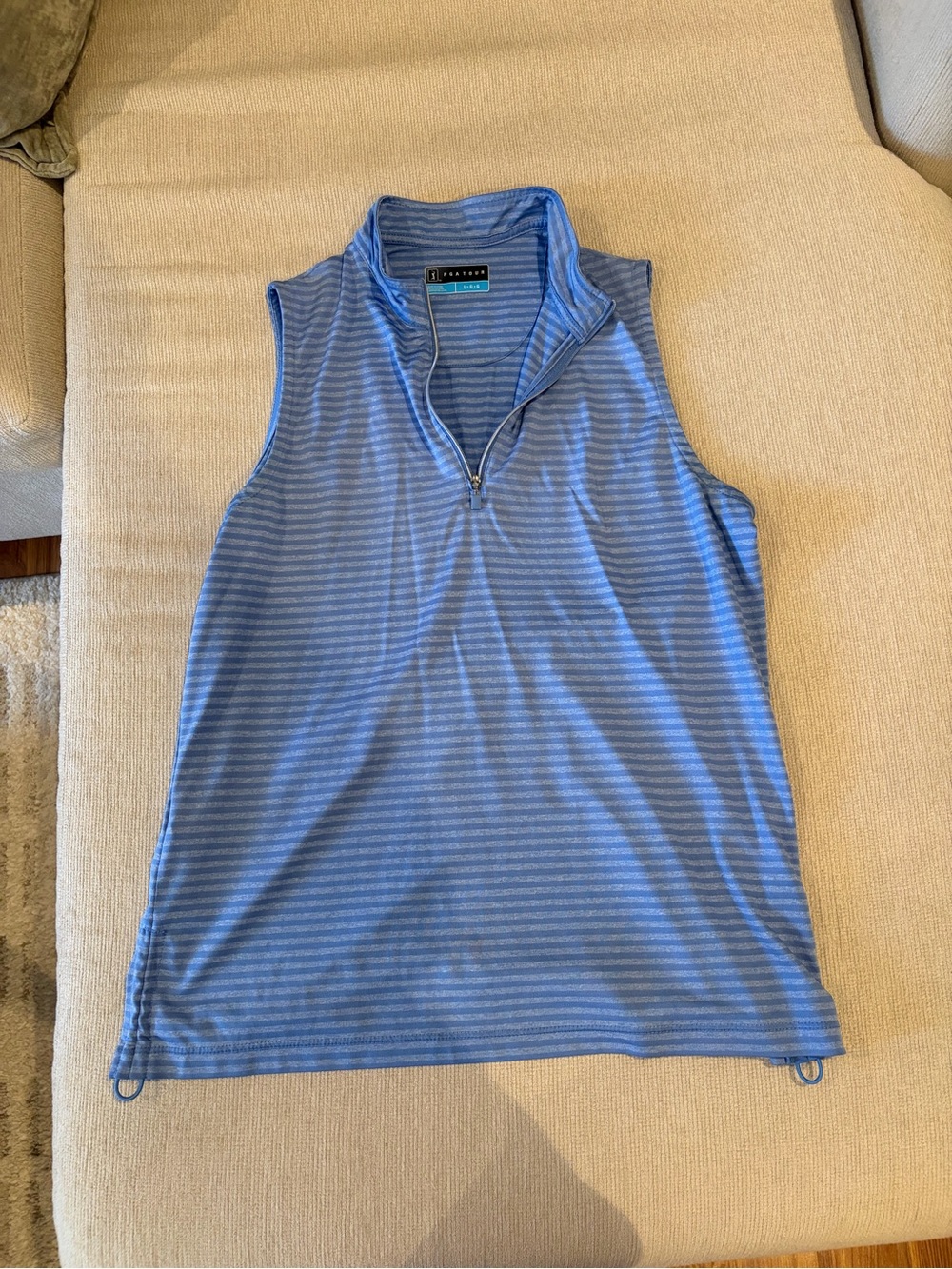PGA Tour Golf Quarter Zip Tank top